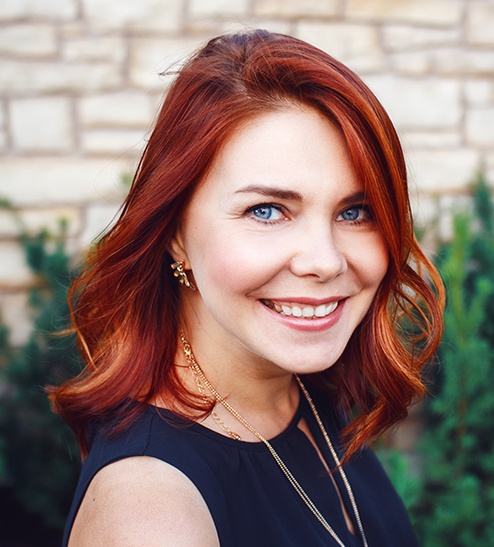 Woman with healthy teeth and gums