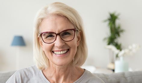 Smiling older woman